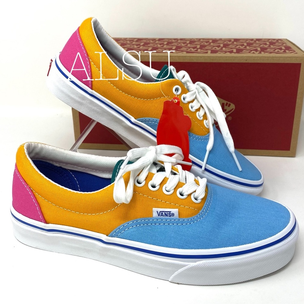 💖MEGA SALE💖VANS ERA Canvas Multi Low Sneakers Casual Women’s 6.5 VN0A38FRVOP - Picture 5 of 11